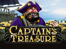 Пиратская игра с бонусами и призами - Captains Treasure